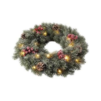 - LED Karácsonyi koszorú LED/2xAA á. 40 cm 50004960 kép
