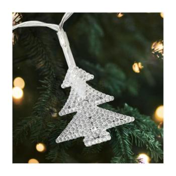 LED karácsonyi kültéri fényfüzér 20xLED/2xAA 2,2 m IP44 többszínű fenyőformájú díszekkel 028 0000620 kép