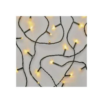 Led fényfüzér , sorolható , beltéri/ kültéri , 100 led , 10 m , meleg fehér , időzíthető , IP44 , standard kép