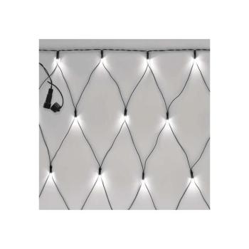 Standard LED sorolható karácsonyi füzér – háló, 1,5x2 m, kültéri, hideg fehér, IP44, EMOS, D1DC01 kép