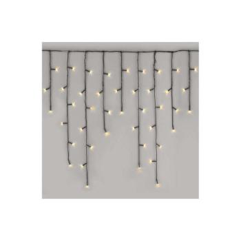 LED karácsonyi jégcsapok, 3,6 m, kültéri és beltéri, meleg fehér, programokkal, IP44, EMOS, D4CW01 kép