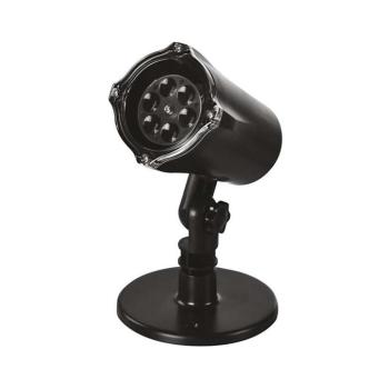 LED karácsonyi dekoráció projektor – hópelyhek, kültéri és beltéri, fehér, Hideg fehér, IP44, EMOS, DCPC02 kép
