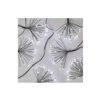 LED fényfüzér – fürtök, nano, 8 m, beltéri, hideg fehér, időzítő, IP20, EMOS, D3AC10 kép