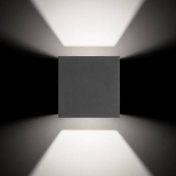 LED külső fali lámpa 5080 fel/le grafit kép
