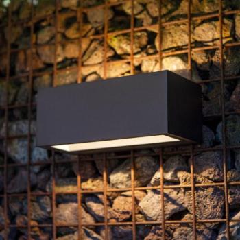 LED külső fali lámpa Gemini 22 cm 3 000 K antracit kép