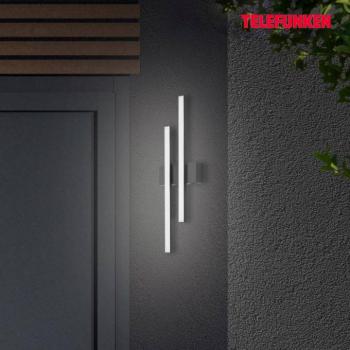 LED külső fali világítás Graz közvetlen fekete 2 i kép