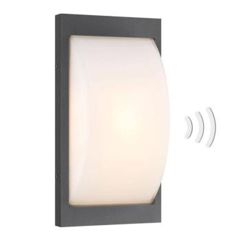 LED kültéri fali lámpa 069LEDSEN, grafit, szenzoros kép