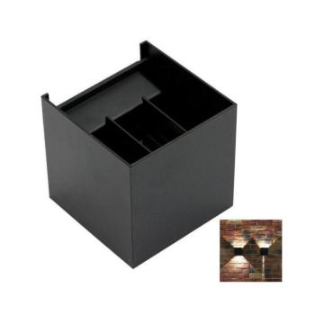 LED Kültéri fali lámpa 2xLED/3W/230V IP54 fekete KIRA BLACK kép