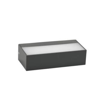 LED kültéri fali lámpa ADRIA WL2 10W 650lm 4000K (természetes fehér) IP65 170x80x46mm fel-le világító antracit 3230470 VITO kép