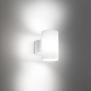 LED kültéri fali lámpa Bianca, fehér, műanyag kép