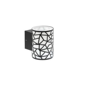 LED kültéri fali lámpa BILBAO-W1 8W 300lm 4000K (természetes fehér) IP44 Φ89x124x120mm fekete-fehér 3241440 VITO kép