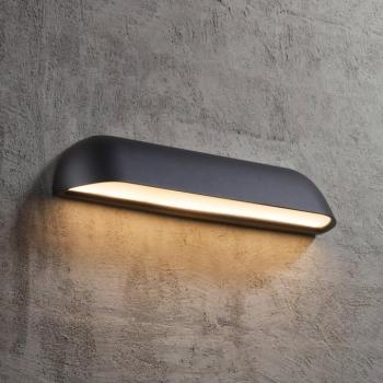 LED kültéri fali lámpa Front 36, fekete kép