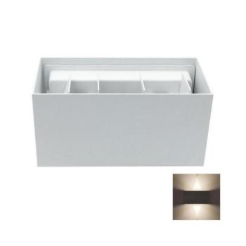LED Kültéri fali lámpa LED/12W/230V IP54 fehér KIRA DUO WHITE kép