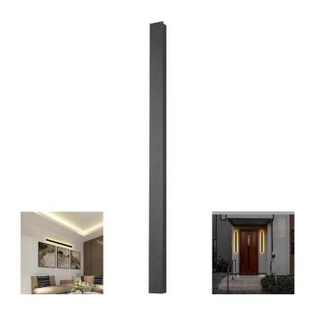 LED kültéri fali lámpatest LED/10W/230V 3000K IP65 51 cm fekete 10427 kép