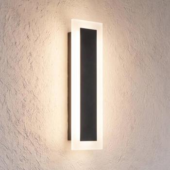 LED kültéri fali világítás Wow, fekete/fehér, fém, IP54, CCT kép