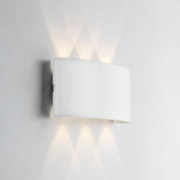 LED kültéri falilámpa Betle, fehér, szélesség 17 cm, fém, CCT kép