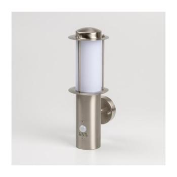 LED kültéri falilámpa mozgásérzékelővel 1xE27/4,9W/230V IP44 matt króm 9A21987 kép