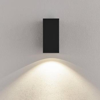 LED kültéri falilámpa ShoreLine Pro Square, sötét szürke, 830/840 kép