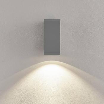 LED kültéri falilámpa ShoreLine Pro Square, világosszürke, 830/840 kép