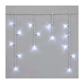 LED kültéri fényfüzér 50xLED/3x0,4m IP44 hideg fehér D0CC02 kép