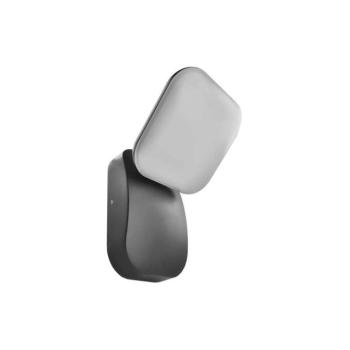 LED kerti fali lámpa NIKA, 12 x 12 x 20 cm, 12,5 W, meleg fehér, 3000K, 900, 220-240V, CRI> 80, antracit, IP44, EMOS, ZGE014L kép