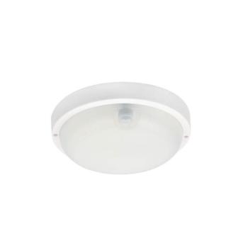 LED kültéri hajólámpa PIR érzékelővel LUZ-BRP 18W 1224lm 4000K (természetes fehér) IP65 Φ200x55mm fehér 3400880 VITO kép