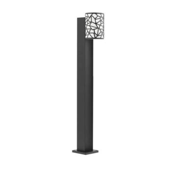 LED kültéri kerti lámpa oszloppal BILBAO-B80 8W 300lm 4000K (természetes fehér) IP44 Φ89x145x800mm fekete-fehér 3241460 VITO kép