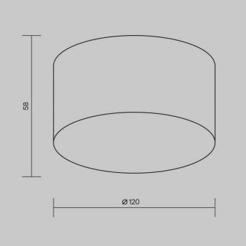 LED kültéri mennyezeti világítás Zon, fekete, Ø 12 cm, 3000 K fém kép