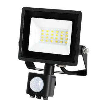 LED Kültéri reflektor érzékelővel LED/20W/230V IP44 6500K fekete KFLNLC20ZBR kép