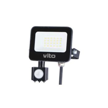 LED kültéri reflektor mozgásérzékelővel SAVA-S 20W 2000lm 6000K (hideg fehér) IP65 3022710 VITO kép