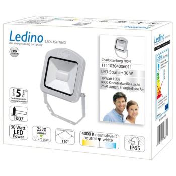 LED kültéri spot Charlottenburg ezüst 30W 4 000K kép