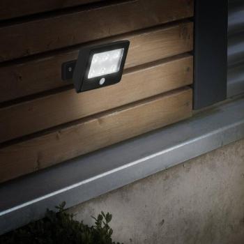 LED kültéri spot Kollig érzékelővel, IP54, fekete kép