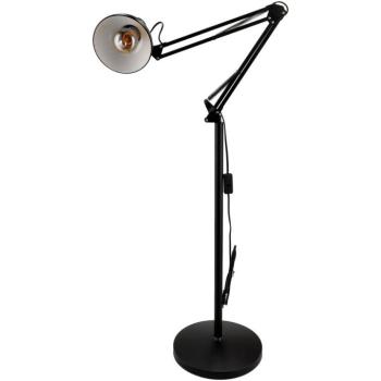 LED lámpa , állólámpa , állítható magasság , E27-es foglalattal , befogótalppal , fekete , Berge Berlin kép