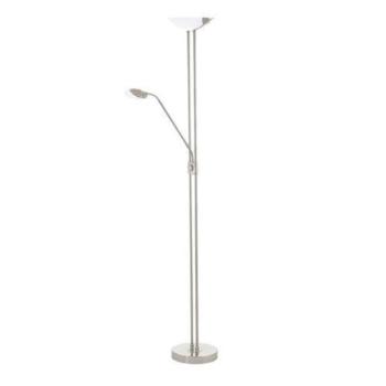 LED lámpa , állólámpa , dimmelhető , meleg fehér , nikkel , 3 fényforrás , EGLO , BAYA LED , 93874 kép