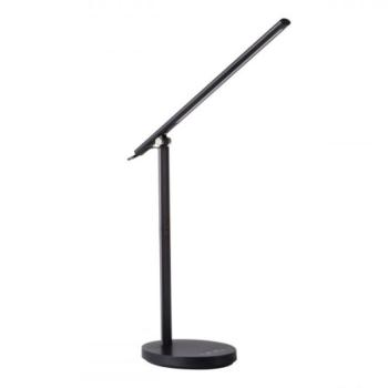 LED lámpa , asztali , 7W , állítható fehér színhőmérséklet (CCT) , dimmelhető , USB , fekete, Kanlux , REXAR , 33071 kép
