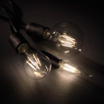 LED lámpa E14 4W izzószál, 2,700K kapcsoló Dimmer kép