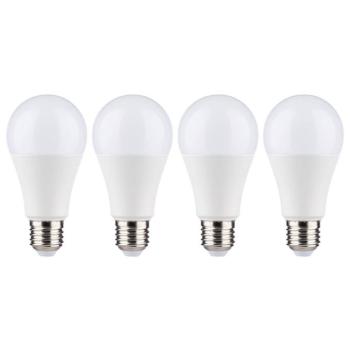 LED lámpa E27 12W 2 700 K opál 4 db-os csomag kép