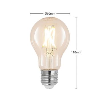 Arcchio LED izzó A60, E27, 4 W, 2700 K, szálas, dimmelhető kép