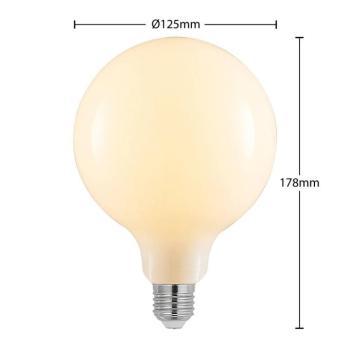 G125 E27 LED izzó, 8 W, 2700 K, opál, dimmelhető kép