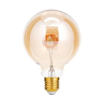 LED lámpa E27 G95 4W borostyán 2 200K dimmelhető kép