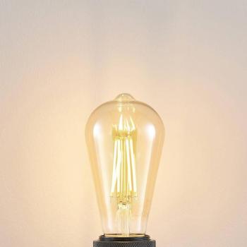 LED izzó E27 ST64 6,5 W 2500 K borostyánszínű 3 fokozatú fényerőszabályozó kép