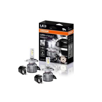 LED lámpa , égő , autó izzó , fényszóró , 2 db-os csomag , H4 , 15 Watt , hideg fehér , Plug&Play , OSRAM LEDriving TRUCK kép