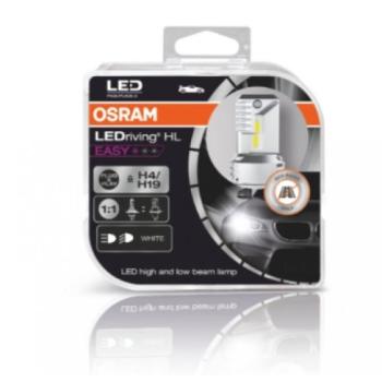 LED lámpa , égő , autó izzó , fényszóró , 2 db-os csomag , H4/H19 , 16.5 Watt , hideg fehér , Plug&Play , OSRAM LEDriving HL Easy kép