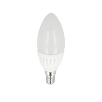 LED lámpa , égő , gyertya , E14 foglalat , 9 Watt , 220° , természetes fehér , dimmelhető kép