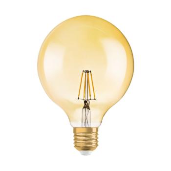 LED lámpa , égő , izzószálas hatás , filament , dimmelhető , meleg fehér , E27 , 6.5W , vintage , LEDVANCE (OSRAM) kép