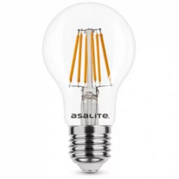 LED lámpa , égő , izzószálas hatás , filament , körte , E27 foglalat , 8 Watt , természetes fehér kép