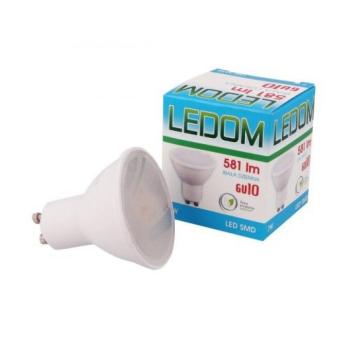 GU10 LED izzó, 7W, természetes fehér, 4000K, 600lm, CRI≥80, LED line, LL-244742 kép