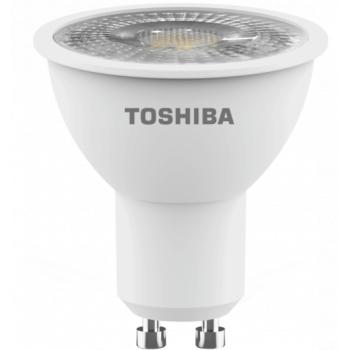 LED lámpa , égő , szpot , GU10 foglalat , 7 Watt , 36° , hideg fehér , dimmelhető , TOSHIBA , 5 év garancia kép