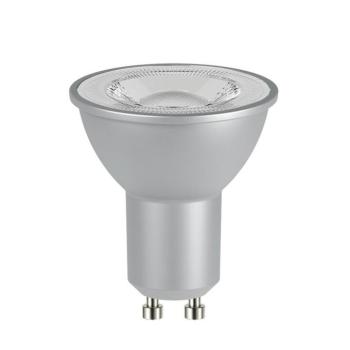 LED lámpa, égő, szpot, GU10 foglalat, CRI≥95, 580lm, meleg fehér, 2700K, ezüst, IQ-LED, Kanlux, 35243 kép