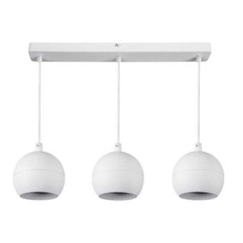 LED lámpa , függeszték , mennyezeti , 3 x GU10 foglalat , fehér , GALOBA kép